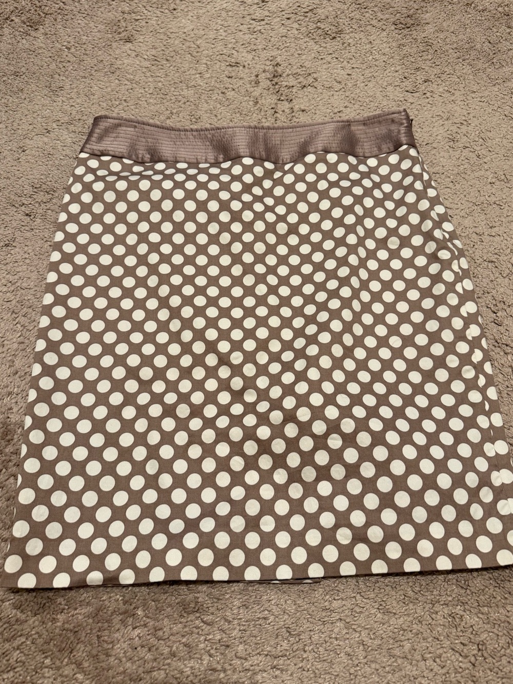 The Limited skirt in Taupe Satin Finish